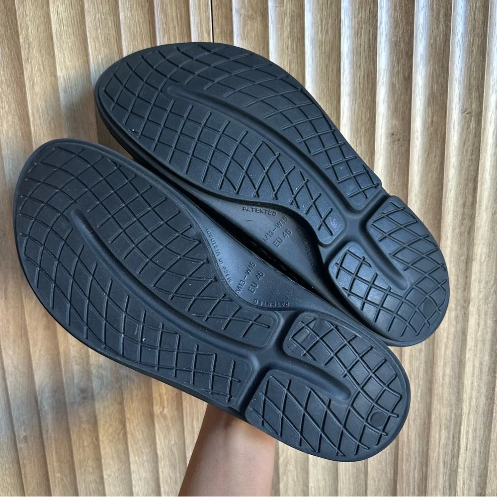 OOFOS MEN'S OOAHH SLIDE SANDAL - BLACK